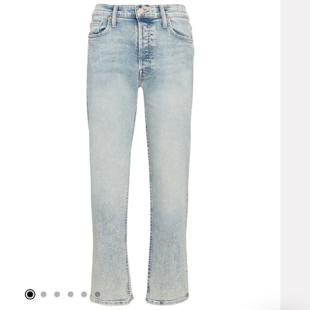 MOTHER Tomcat high-rise cropped jeans